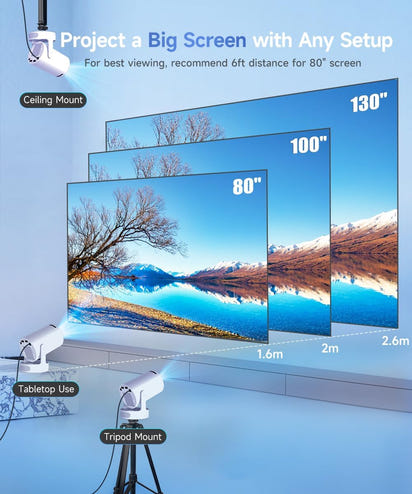 Mini Projektor Kino-Domowe Magcubic TM